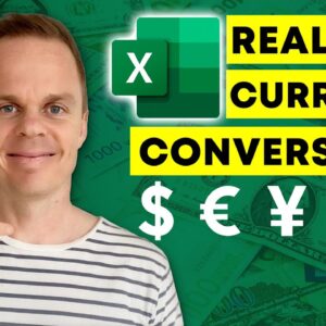 How to do Real Time Currency Conversion in Excel