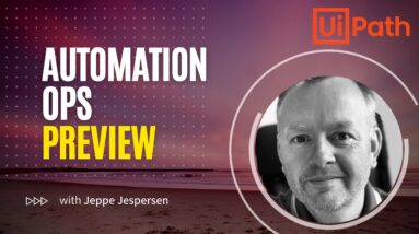 UiPath Automation Ops - Preview
