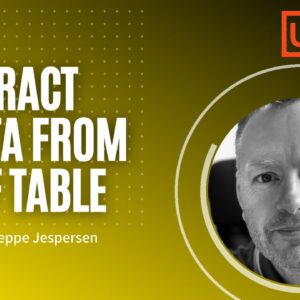 UiPath PDF Table Data extraxtion with ReGex