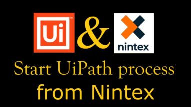 How to start a process with parameters on #UiPath Robots from the #NINTEX (#SHAREPOINT)