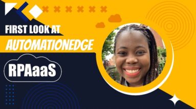 A walkthrough of AutomationEdge RPAaaS