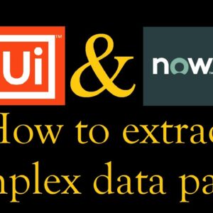 Extract complex data from ServiceNow using UiPath Robots (JOIN)