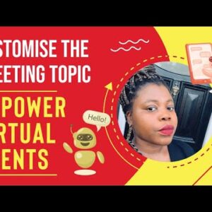 How to customise the Greeting topic in Power Virtual Agents