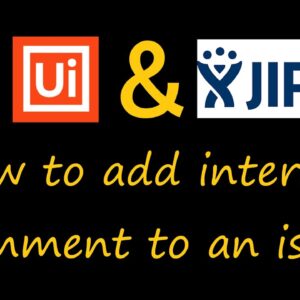 How to set internal comment on Jira issue from UiPath Studio