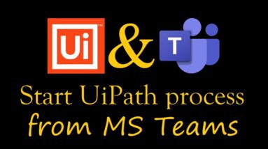 Microsoft Teams trigger UiPath Robots (Chatbot) PowerAutomate
