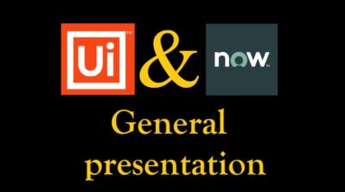 UiPath Studio and ServiceNow (General Presentation)