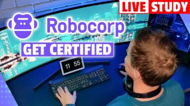 3 HOUR STUDY WITH ME 🌅 Get Robocorp Certified (5 min breaks, music)