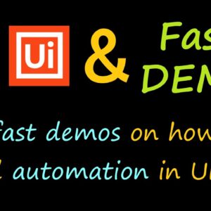 4 fast demos on how to build automation in UiPath Studio