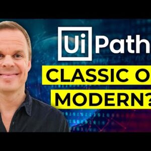 Missing UiPath Activities (Classic vs Modern Design Experience)