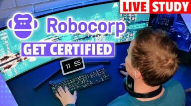 3 HOUR STUDY WITH ME 🎓 Get Robocorp Certified (5 min breaks, music)