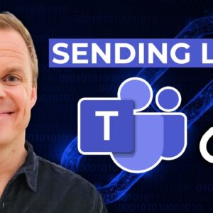 How to Send Links to a Teams Channel
