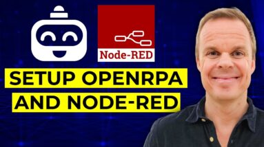 How to Setup OpenRPA and Node-RED (Live)