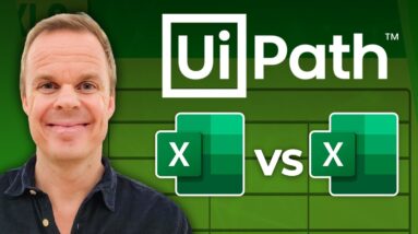 Comparing two Excel Sheets in UiPath (Tutorial from Start to Finish)