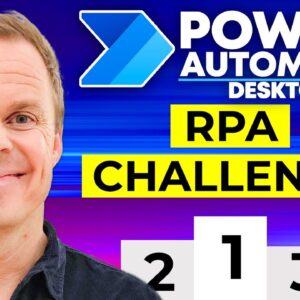 RPA Challenge in Power Automate for Desktop (Selectors)