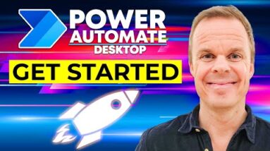 Install Power Automate Desktop and Create First Robot (Full Tutorial)