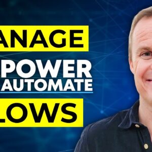 Manage your Power Automate Flows - LIVE BUILD
