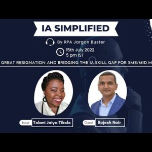 Final Video: IA Simplified with Rajesh Nair