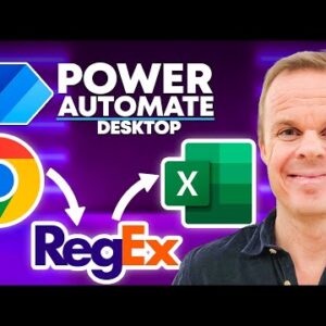 Web Scraping with RegEx in Power Automate Desktop - Advanced Use Case