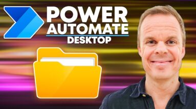 How to Get Files in a Folder in Power Automate Desktop