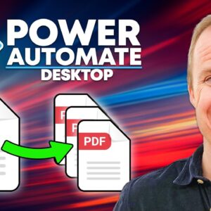 How to Split a PDF into Multiple Files With Power Automate Desktop