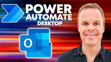 Outlook Emails in Power Automate Desktop - Full Tutorial