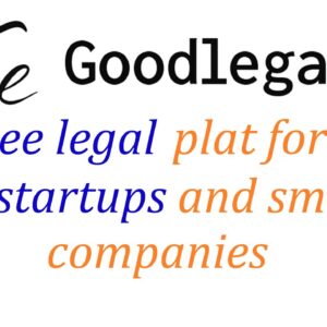 Free Legal platform for Startups and small companies | GoodLegal