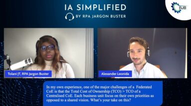 Short: Total Cost of Ownership is greater in a Federated IA CoE model