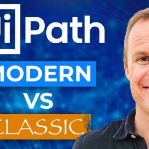 How to use the UiPath Modern Design Experience