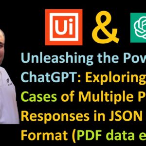 Unleashing the Power of ChatGPT: Exploring 3 Use Cases of Multiple Prompt Responses in JSON Format
