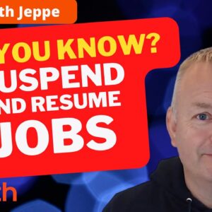 Most Devs don't know this: Suspend and Resume jobs in UiPath